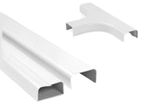 white wirehider plastic raceway 1-1/2 channel and accessories