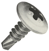 SCREWS - SELF DRILLING - PHIL WASHER<br><font size=3><b>8-18 x 1 Phil Washer HD SD (1,000)