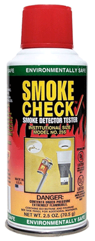 GENERAL SUPPLY - CANNED SMOKE<br><font size=3><b>2.5 oz. Smoke Check™  Detector Tester (ea)