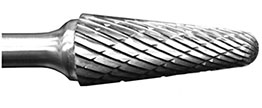 14 degree Included Angle Carbide Burrs