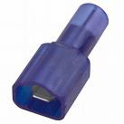 CONNECTOR - CRIMP - DISCONNECT - NYLON <br><font size=3><b>16-14 Blue Nylon Male .250 (1,000)