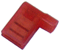 CONNECTOR - CRIMP - DISCONNECT - NYLON <br><font size=3><b>22-18 Red Nyl FLAG Female .250 (1,000)