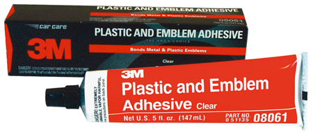 ADHESIVES & SEALANTS -  3M<br><font size=3><b>5 oz.  3M Plastic & Emblem Adhesive
