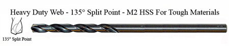 DRILL BIT - METAL CUTTING - EXTENSION<br><font size=3><b>1/4 x 6