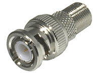 CONNECTOR - COAX - BNC ADAPTER<br><font size=3><b>BNC Male to 