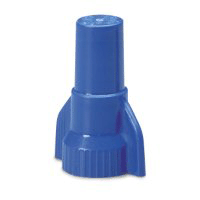 CONNECTOR - SPLICE - SCREW-ON -  WING TYPE<br><font size=3><b>14-6 Blue Wing Connector (10,000)