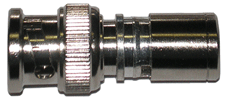 CONNECTOR - COAX - BNC<br><font size=3><b>RG-6 Quad SuperLok Compression BNC Connector