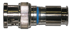 CONNECTOR - COAX - BNC<br><font size=3><b>RG-6 SuperLok Compression BNC Connector