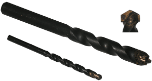 DRILL BIT - MASONRY - CARBIDE TIP<br><font size=3><b>1/4 x 4 Carbide Tipped Masonry Bit (ea)