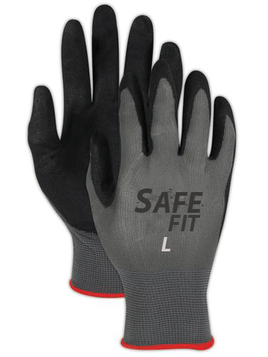 SAFETY - APPAREL - GLOVES - KNIT<br><b> Nylon w/Latex Palm Coated Econo Glove (pair)