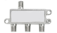 CONNECTOR - COAX - CATV-F SPLITTER<br><font size=3><b>3-Way 