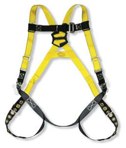SAFETY - FALL PROTECTION HARNESS<br><font size=3><b>(S-L) Universal HUV w/TB Legs