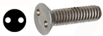 stainless steel drilled spanner sheet metal screw flat head