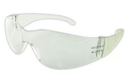 SAFETY - APPAREL - GLASSES - STYLE<br><font size=3><b>Genrespec Frame Safety Glasses- Clear