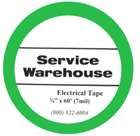 TAPE -  ELECTRICAL - COLOR ID <br><font size=3><b>3/4 x 60' Green Electrical Tape (ea)