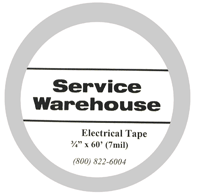 TAPE -  ELECTRICAL - COLOR ID <br><font size=3><b>3/4 x 60' Grey Electrical Tape (ea)