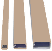 WIRE RACEWAY - HINGED PLASTIC<br><b>Beige 1 x 72