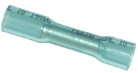 CONNECTOR - CRIMP - BUTT - HEAT SHRINK <br><font size=3><b>14-16 Blue NYAX Butt Conn (1000)