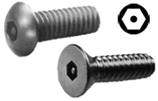 tamper resistant hex socket with pin machine screws