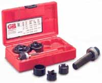 TOOL -  KNOCK OUT - SET<br><font size=3><b>GB Mechanical Slug-Out Set - 1/2 to 1-1/4 Pipe