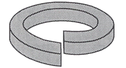 SCREWS - NUTS & WASHERS - LOCK<br><font size= 3><b>#10 Lock Washer (100)