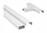 white wirehider plastic raceway 1" channel and accessories