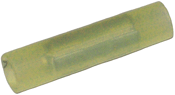 CONNECTOR - CRIMP - BUTT - NYLON <br><font size=3><b>12-10 Yellow Nylon Butt Connector (100)