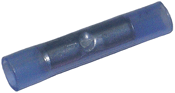 CONNECTOR - CRIMP - BUTT - NYLON <br><font size=3><b>16-14 Blue Nylon Butt Connector (1,000)