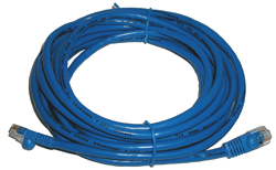 PLUG & JACK - DATACOM - CORD <br><font size= 3><b>14' CAT 5e (Blue) Patch Cord