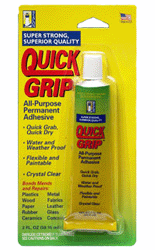 ADHESIVES & SEALANTS - QUICK-GRIP<br><font size=3><b>2 oz. Quick-Grip® Adhesive Sqeeze Tube