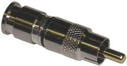 CONNECTOR - COAX - RCA<br><font size=3><b>RG-6 SuperLok Compression RCA Connector