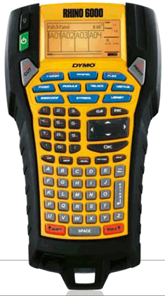 WIRE ID PRODUCTS -  LABEL PRINTER - RHINO<br><font size=3><b>RHINO 6000 Label Printer (ea)