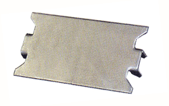 BRACKET - SAFETY PLATE - HAMMER ON <br><font size=3><b>1-1/2 x 3 Electrical Safety Plate (100)