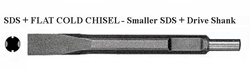 DRILL BIT - MASONRY - HAMMER - CHISEL<br><font size=3><b>3/4 X 10 (SDS) Cold/Flat Chisel (ea)