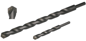 DRILL BIT - MASONRY - HAMMER<br><font size=3><b>1/2 x 24 Straight Shank Hammer Bit 3/8 Shank (ea)