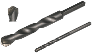 DRILL BIT - MASONRY - HAMMER<br><font size=3><b>1 x 6 Straight Shank Hammer Bit 1/2 Shank (ea)