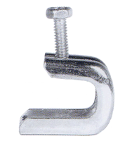 BEAM CLAMPS - SCREW ON <br><font size=3><b>(1/4-20) Fits Beams 1/8 - 1/2 (100)