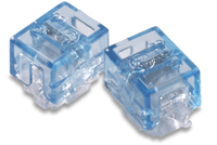 CONNECTOR - SPLICE - IDC w/GEL<br><font size=3><b>22-26 Blue UB 2-Wire Tap IDC (100)