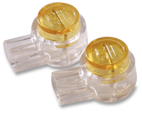 CONNECTOR - SPLICE - IDC w/GEL<br><font size=3><b>22-26 Yellow UY 2-Wire IDC (100)