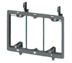 BRACKET - LOW VOLTAGE - OLD WORK - PVC<br><font size=3><b>3-Gang LV Mounting Device (5)