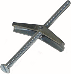 ANCHOR - TOGGLE BOLT - WING & SCREW<br><font size=3><b>1/8 x 4