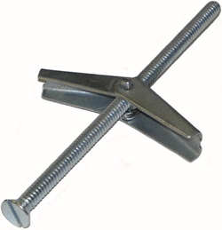 ANCHOR - TOGGLE BOLT - WING & SCREW<br><font size=3><b>1/4 x 3