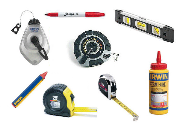 measuring layout marking