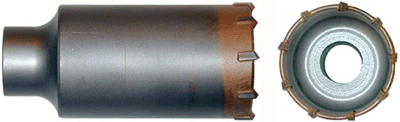 DRILL BIT - MASONRY - HAMMER - CORE<br><font size=3><b>2-1/2 Thin Wall Percussion Core (ea)