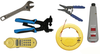 test equipment pliers crimpers retrivers measuring layout