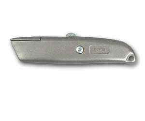 TOOL - KNIFE - UTILITY<br><font size=3><b>Standard Metal Retractable Utility Knife