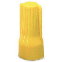 CONNECTOR - SPLICE - SCREW-ON - Uni-Lok<br><font size=3><b>22-12 Yellow Mini-Wing Style (10,000)