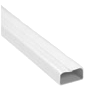 WIRE RACEWAY - WIREHIDER PLASTIC<br><b>White 1'' x 72'' Channel (40 pcs - 240 ft.)