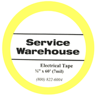 TAPE -  ELECTRICAL - COLOR ID <br><font size=3><b>3/4 x 60' Yellow Electrical Tape (ea)