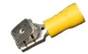 CONNECTOR - CRIMP - DISCONNECT - VINYL<br><b>12-10 Yellow Piggyback Female .250 (1,000)